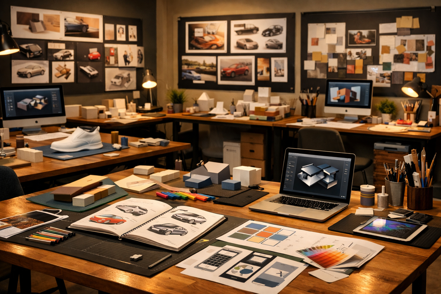 Tasarim atolyesinde uygulamali proje calisma ortami